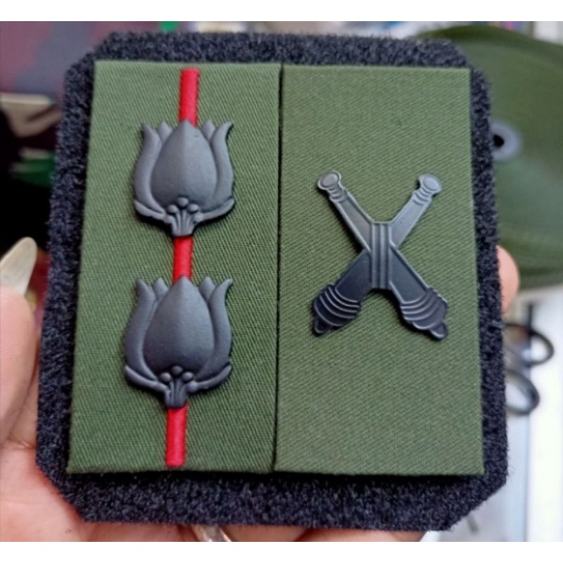 PANGKAT KERAH BAJU PDL LETKOL KORP LOGAM COSTUM - PANGKAT PDL LETKOL