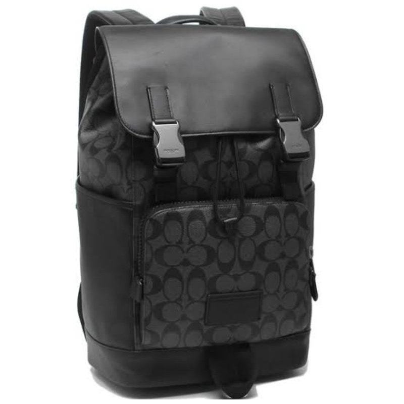 Coach Track Backpack In Signature Canvas (C2712)