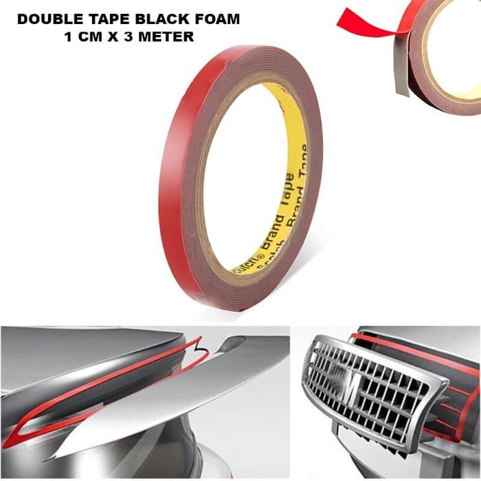 

Terlaris 3m double dobel tape 10mm isolasi perekat import Gratis Ongkir