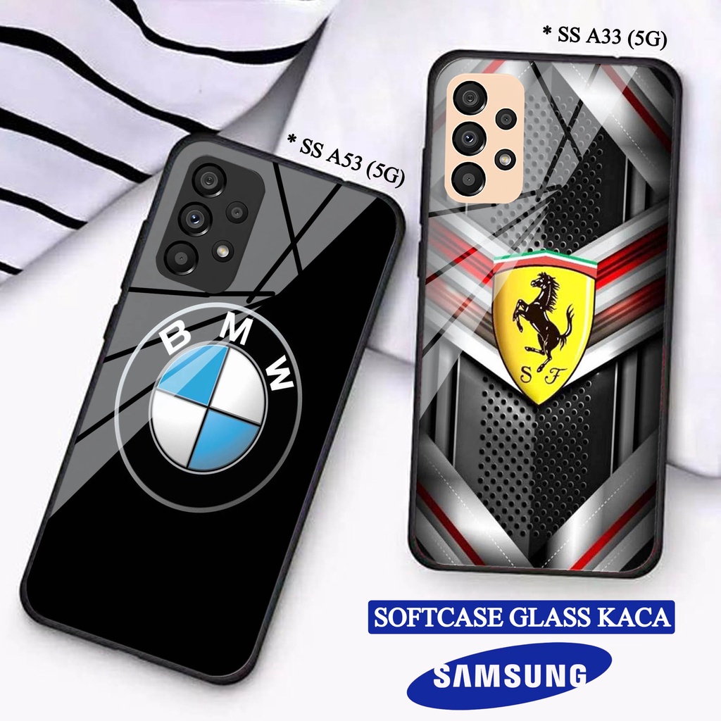 Softcase Glass Kaca  SAMSUNG A33(5G) A53(5G) - Casing HP SAMSUNG A33(5G) A53(5G) [ S41 ].