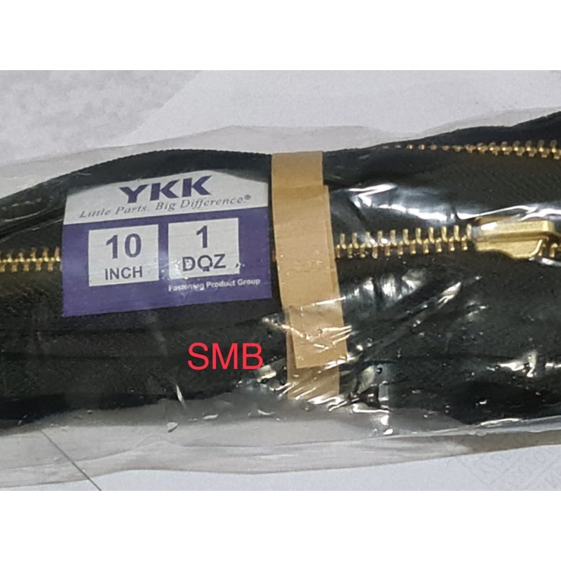 Ritsleting / resleting / zipper YKK RGOR-58 10 in (25cm) u/ jaket bahan kulit 1DZ = 12PCS