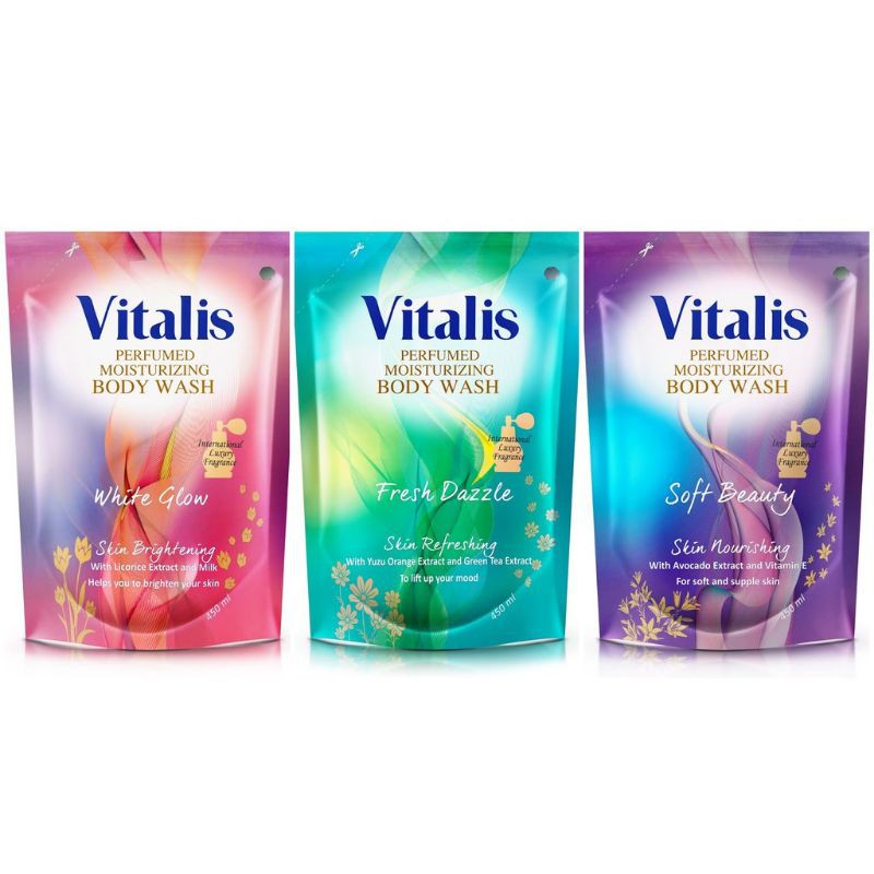 VITALIS BODY WASH PERFUMED MOISTURIZING 450ML