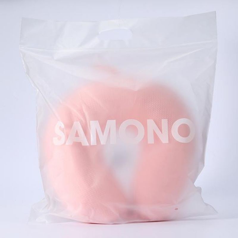 SAMONO Neckpillow Bantal Leher Travel Anti Pegal Lembut Dewasa Multifungsi