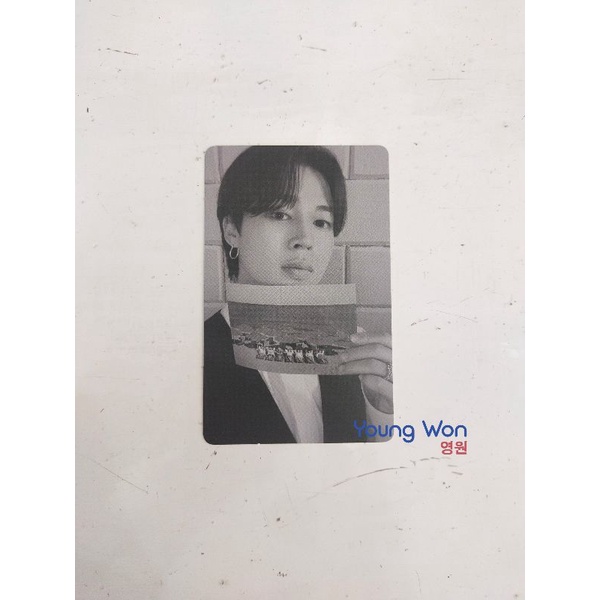 OFFICIAL RANDOM PHOTOCARD RPC JIMIN ALBUM BTS PROOF STANDART VERSION