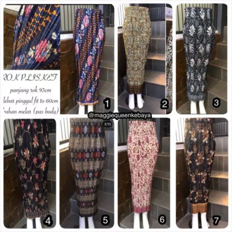 REAL PICT ROK LISKET BATIK/ROK MODERN/ROK KEBAYA