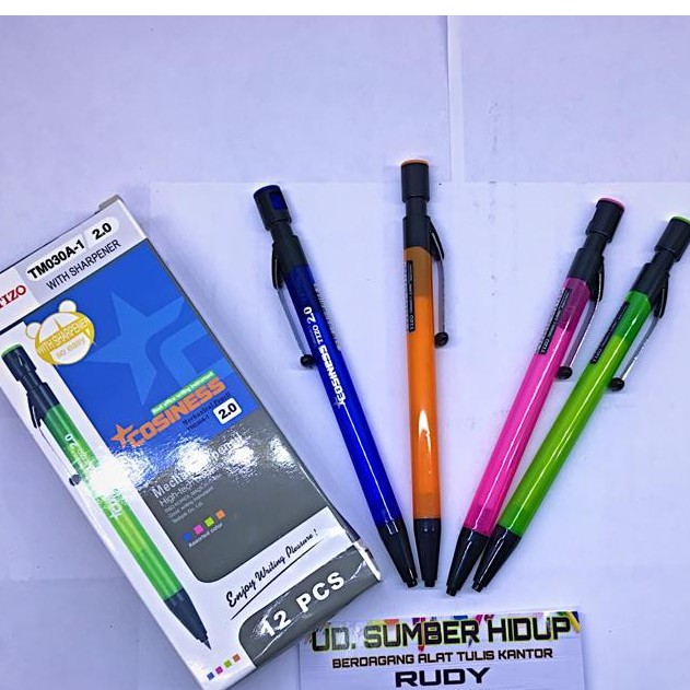 

Pensil Mekanik 2.0, TIZO TM 030A-1, isi 12 cs