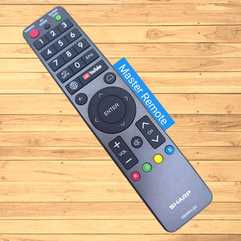 Remote Remot TV Sharp Led Smart Tv Android Original GB289WJSA