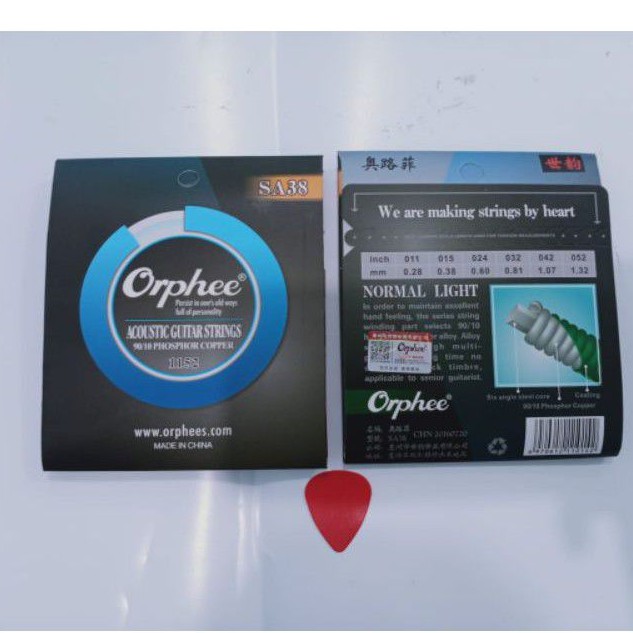 senar gitar Orphee SA38 Original senar gitar Orphee Akustik 011 - senar guitar orphe Acoustic