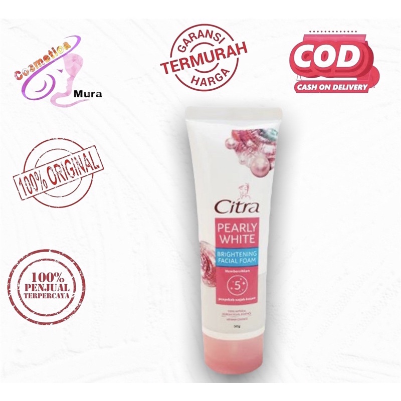 [ 50 gram ] sabun wajah citra - Citra Pearly White Brightening