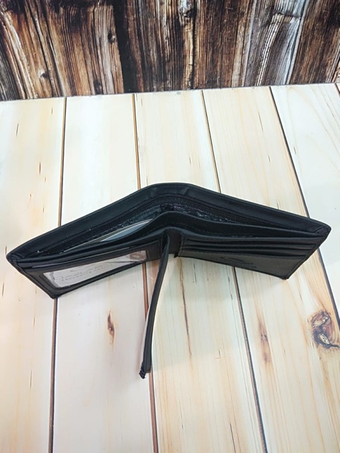 OKLAND’S DOMPET PRIA KULIT SINTETIS MODEL PRESS DOMPET PRIA BAHAN PU DOMPET COWOK LOGO DOMPET COWOK MURAH