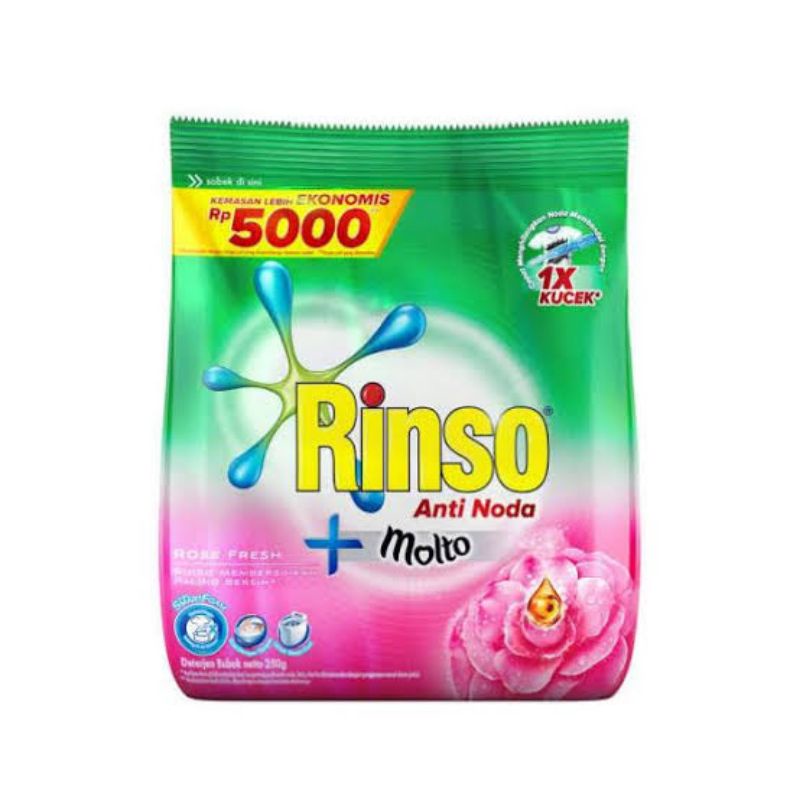 Rinso Anti Noda+Molto Powdet 195g