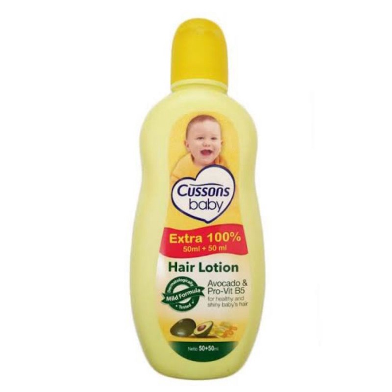 Cussons Baby Hair Lotion 100+100ml (200ml)/Lotion Rambut Bayi Cussons