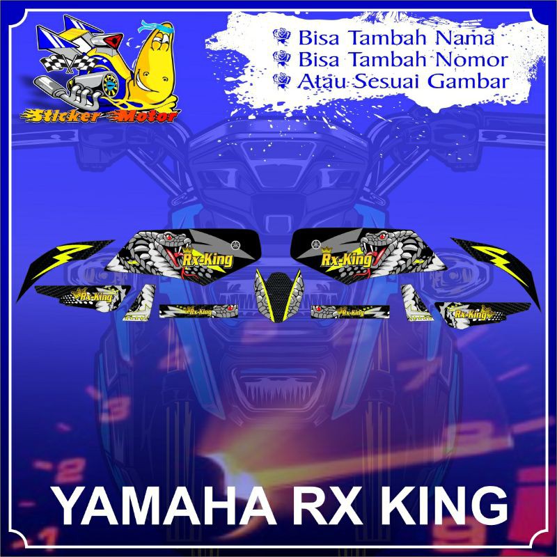 STICKER STRIPING YAMAHA RX KING COBRA