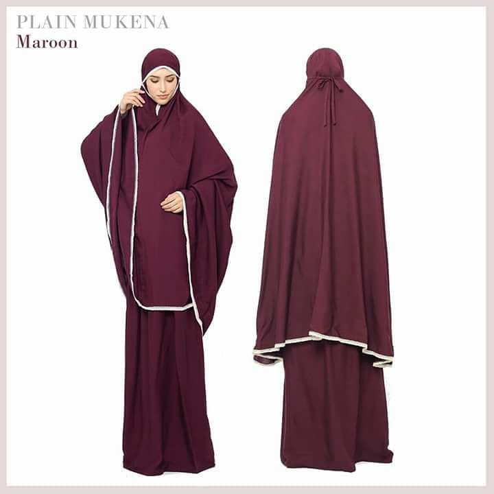 MUKENA POLOS HYGET RENDA / MUKENA POLOS DEWASA BAHAN HYGET