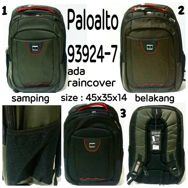 Tas ransel backpack Paloalto 93924-7 tas punggung keren terbaru dan termurah