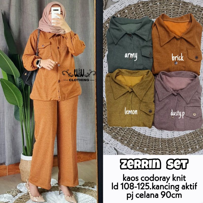 ZERRIN SET ORIGINAL PRODUK BY EDELWEISS