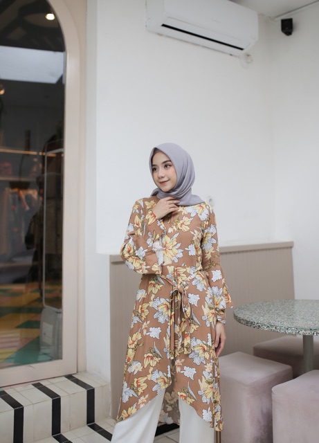 Koyu Hijab Baju Atasan Lusie tunik Hot Sale