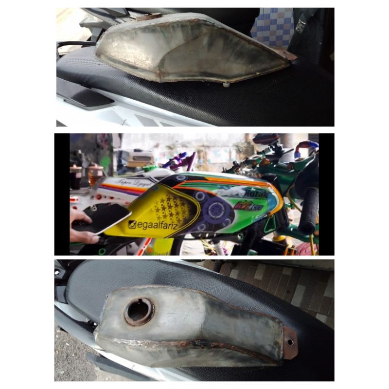 tangki drag 201m 500m model slim tangki mini herex tangki balap frame gl cb mp tiger