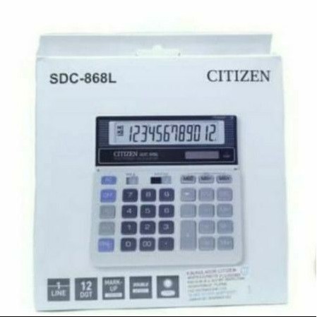 

Kalkulator Citizen SDC868 / CDB601 / SDC812 / SDC640II / SDC810