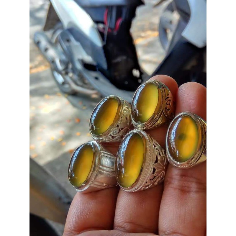 batu cincin asli  idocrase bio solar aceh