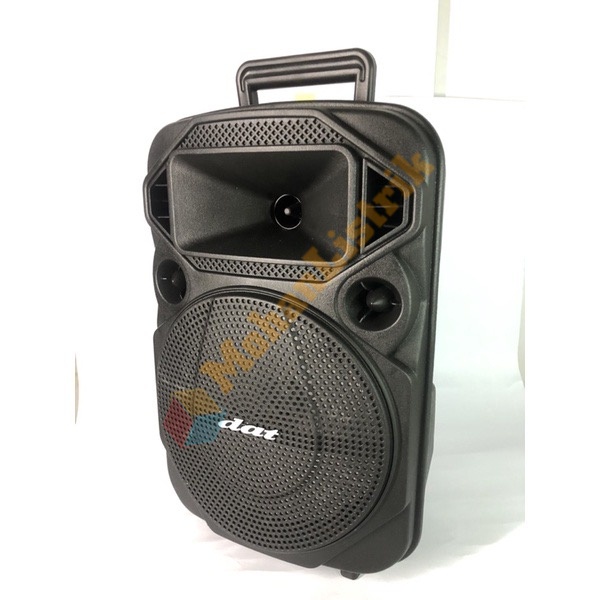 Speaker Portable DAT Super Bass DT-820QD / DT-815AS 8&quot; 8 Inch 8In 2 MIc Wireless