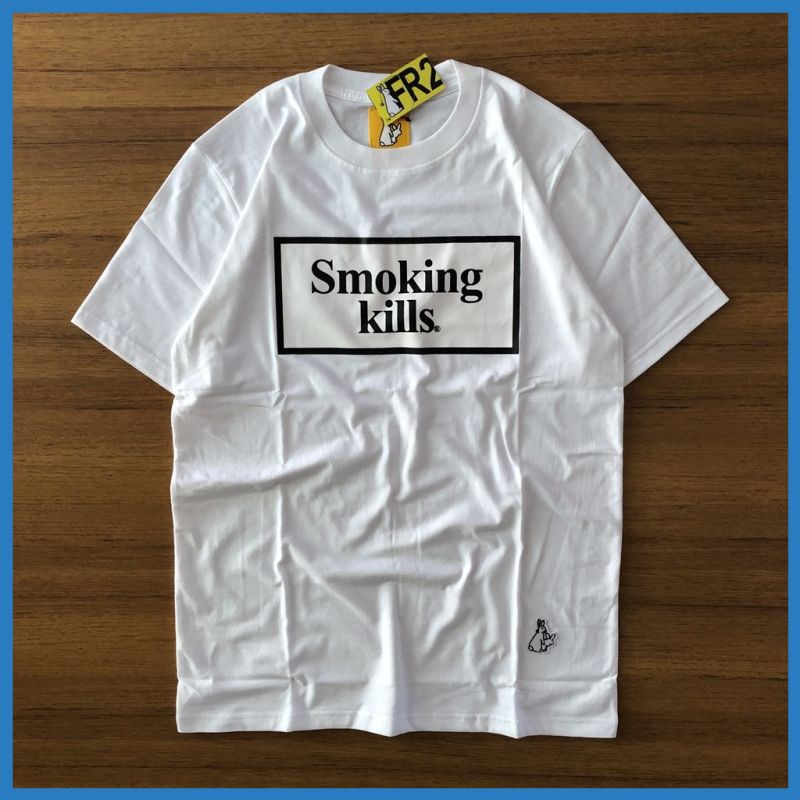 KAOS BAJU FR2 FUCKING RABBITS BOX LOGO WHITE YTD RS GR BARU