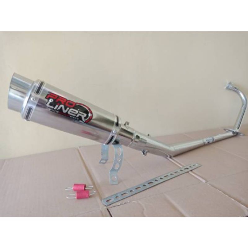 knalpot Racing proliner moge Vixion Satria Fu Jupiter MX