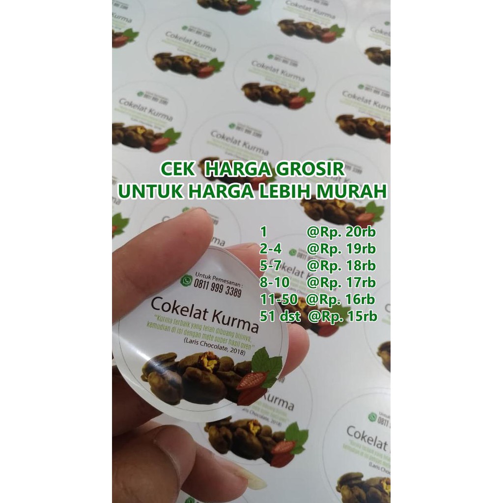 

HOT SALE|BEST SALLER CETAK STIKER PRODUK VYNIL & KISS CUTTING UKURAN A3