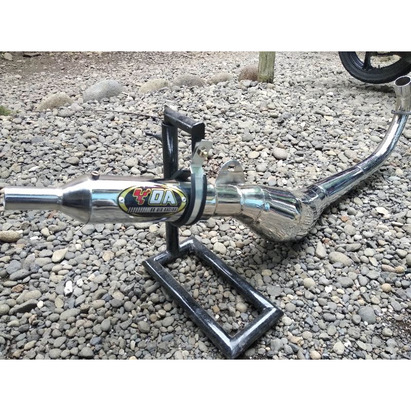 Knalpot Satria 2tak Crom telo