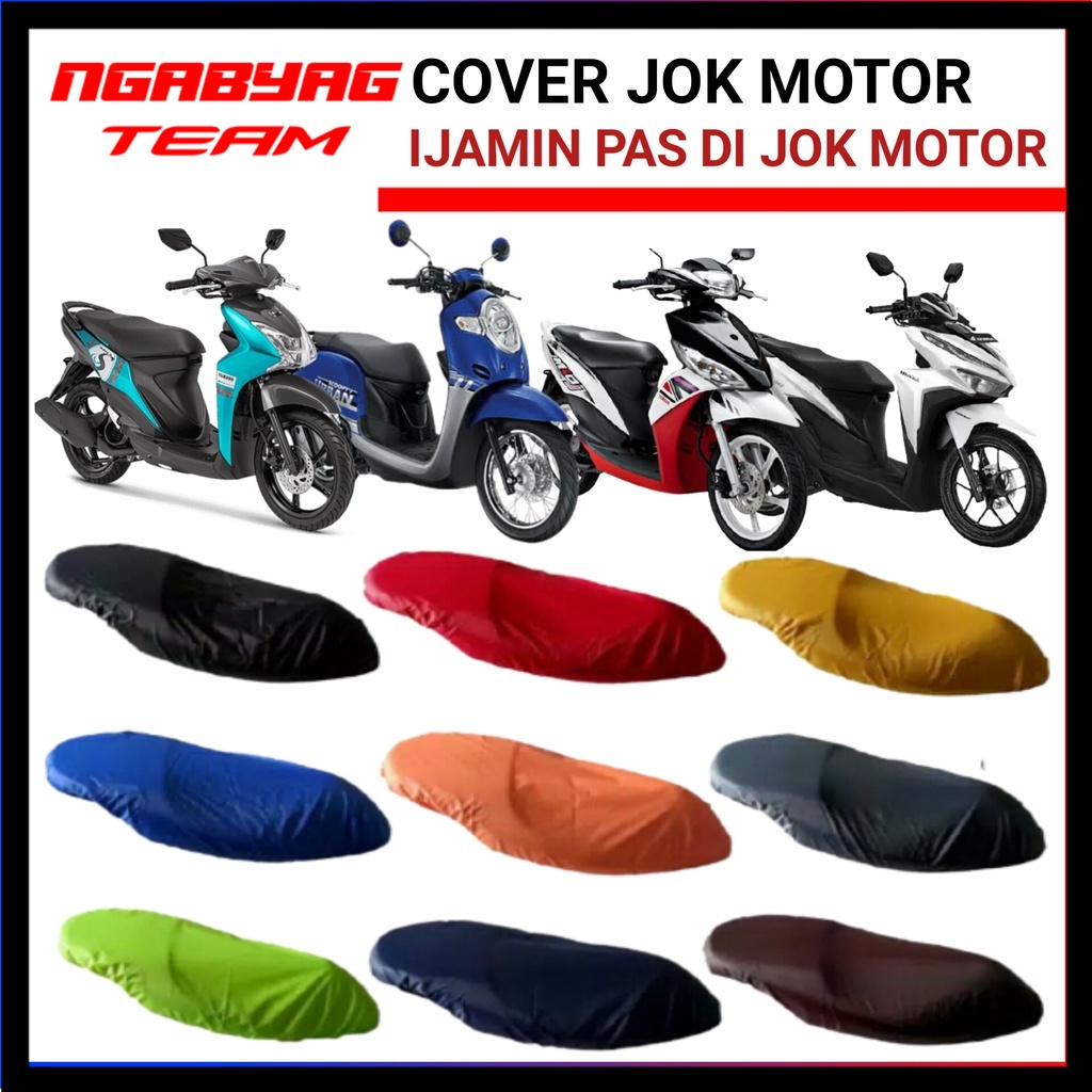 sarung cover jok motor vario beat mio  matic kecil universal tahan air / anti air / anti cakaran kucing