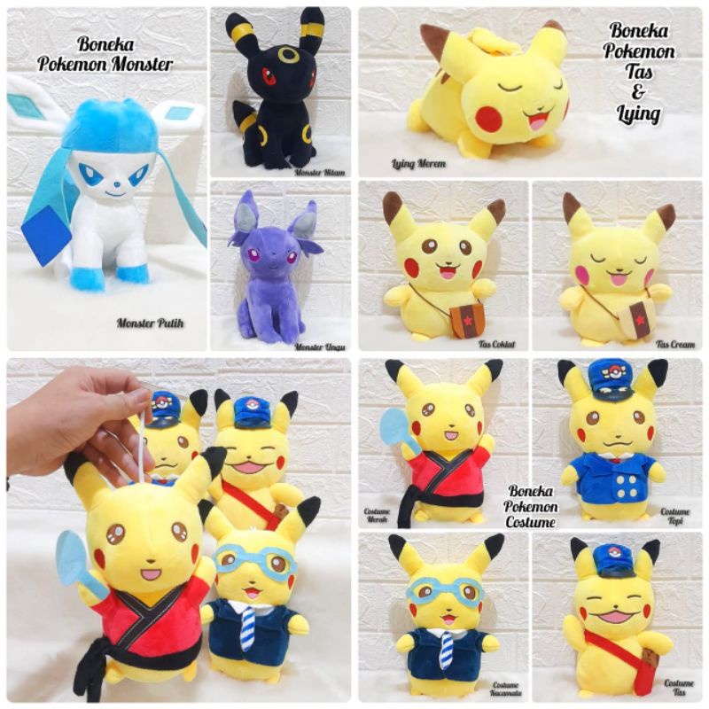 Boneka Pokemon Pikachu Boneka Gantungan