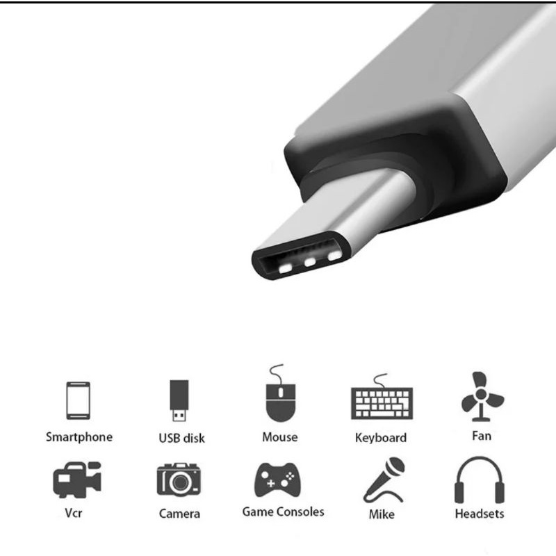 konektor Konverter Adaptor Type C To USB 3.0 Connector converter OTG Sambungan