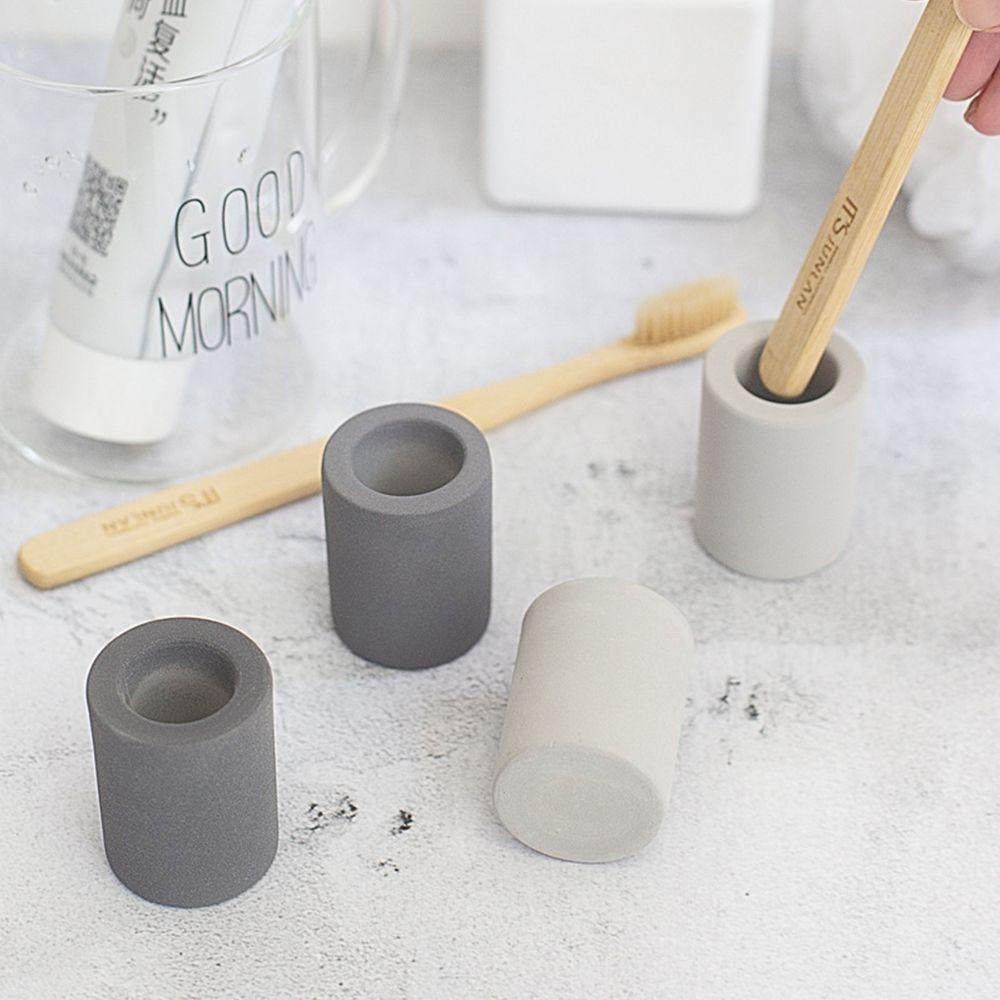 TOP Toothbrush Holder Simple Dry Menyerap Bau Aneh Cover Cangkir Alat Set