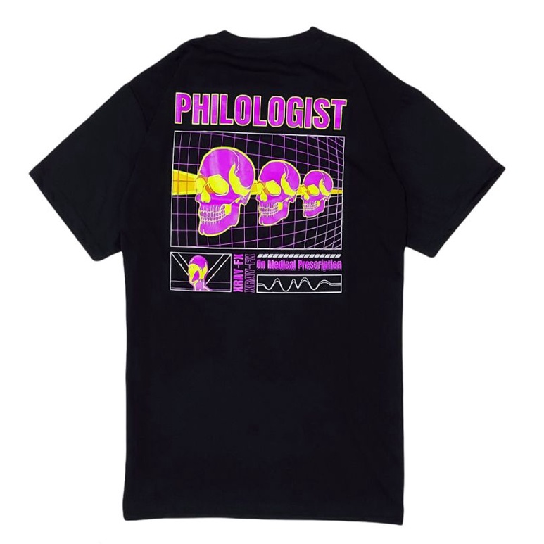 kaos pria/PHILOLOGIST/kaos distro