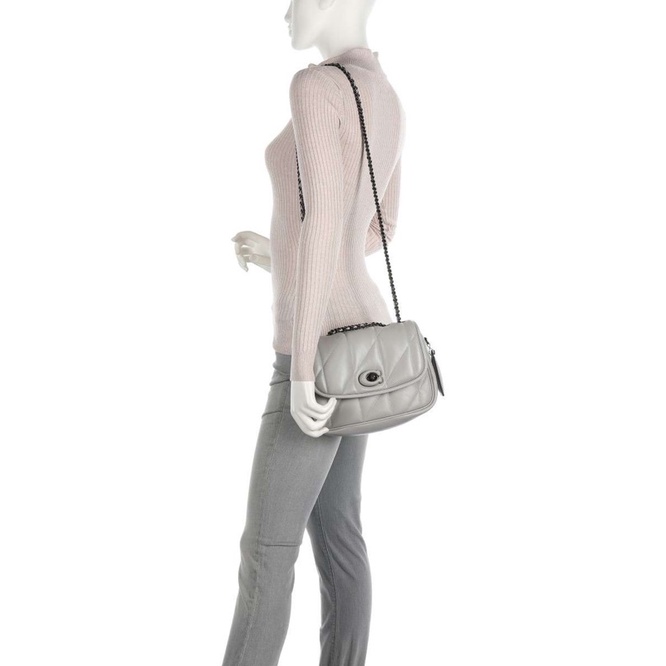 Coach Madison Crossbody Bag Leather Grey (C8560)