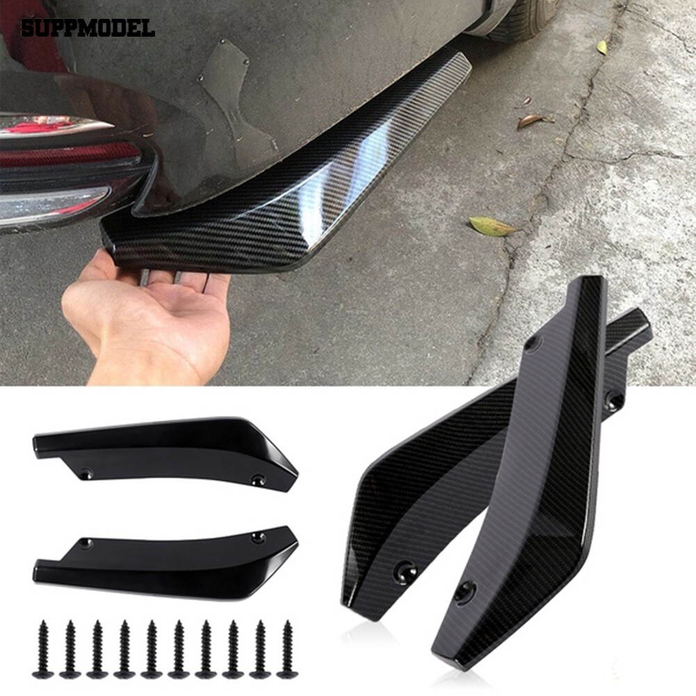 2Pcs Pelindung Bumper Belakang Mobil Universal