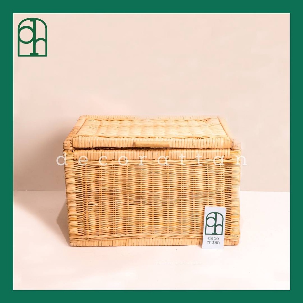 Storage Box ROTA Size XL / Kotak Penyimpanan Rotan Besar / Kotak Rotan Serbaguna / Storage Box Extra