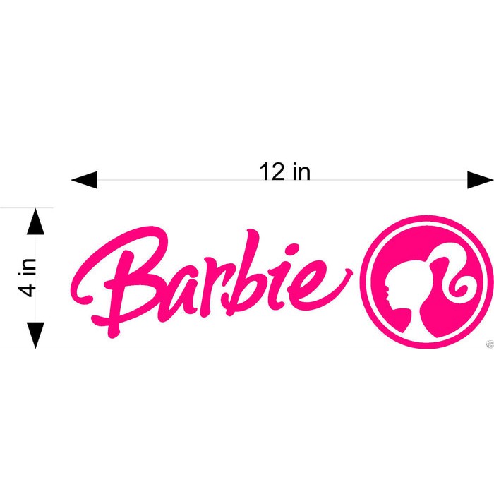 

Sticker "Barbie" Text N Logo