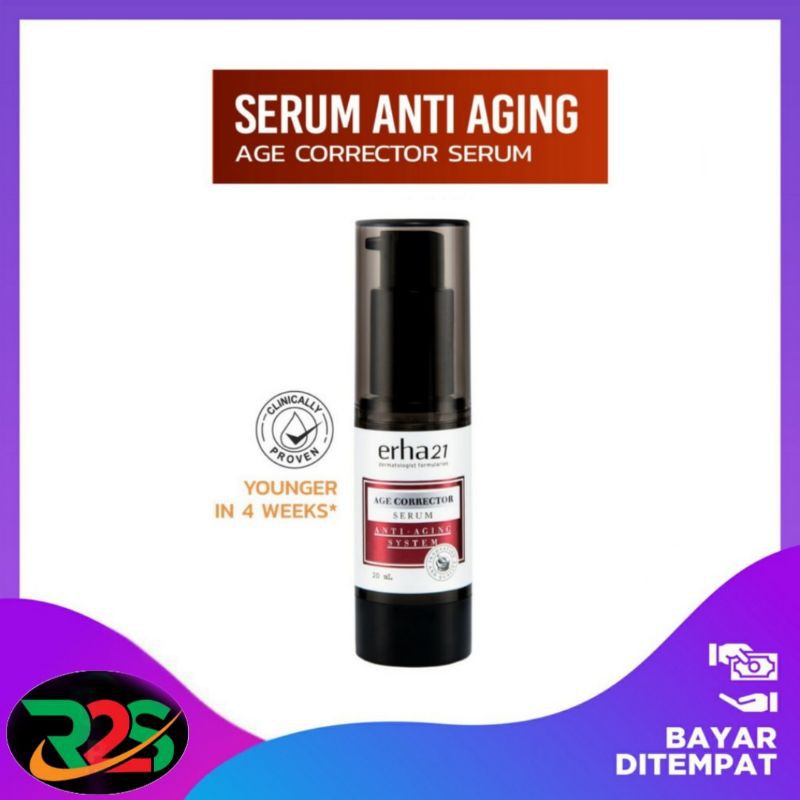 Erha Age Corrector Serum 20 ml - Serum Wajah Anti Aging