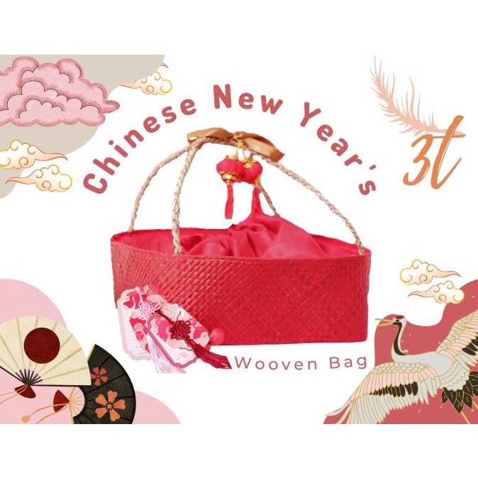 

Best Product!!! Woven Bag / Keranjang Hampers Cny / Imlek / Gift Box - Paling Diminati