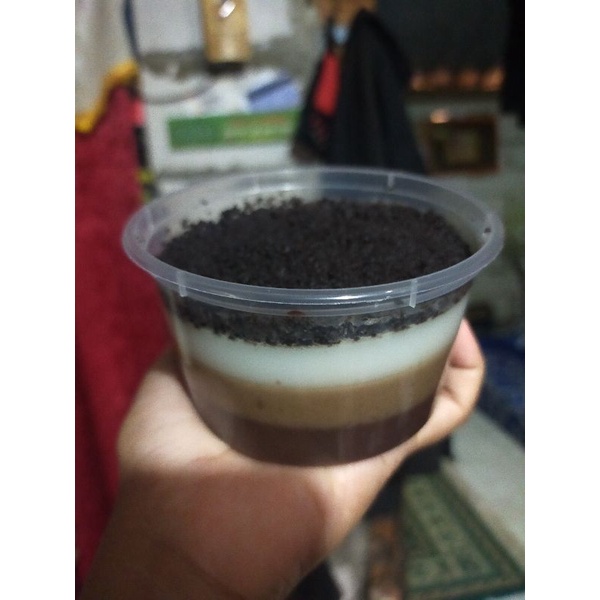 

puding coklat Oreo