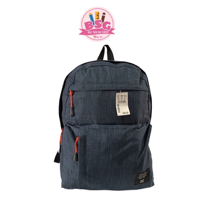 

Tas Ransel Pria Wanita backpack Annelo PR 17 biru