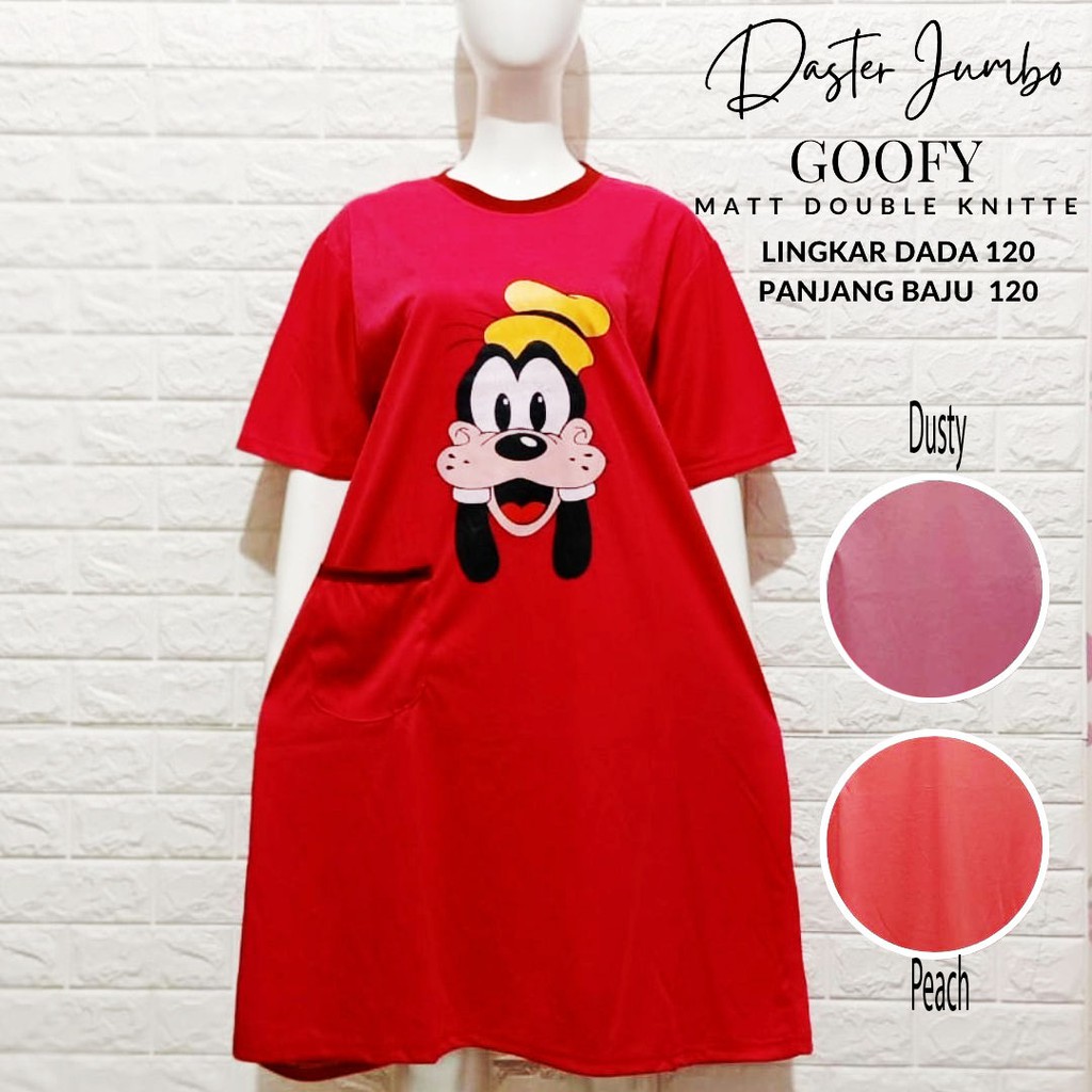 Daster Kaos Jumbo Goofy | Athaya.konveksi | Babydoll Murah Solo