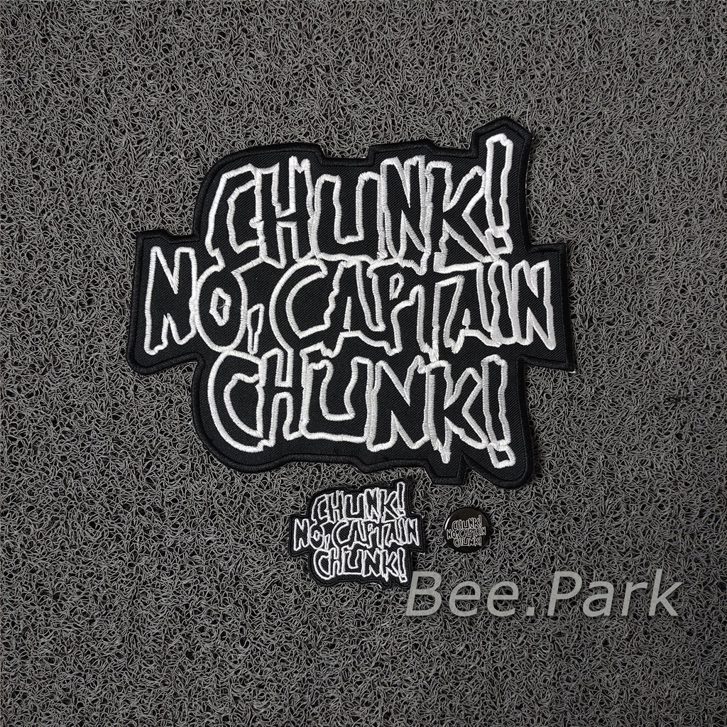 Emblem Patch Bordir chunk no captain chunk satu set