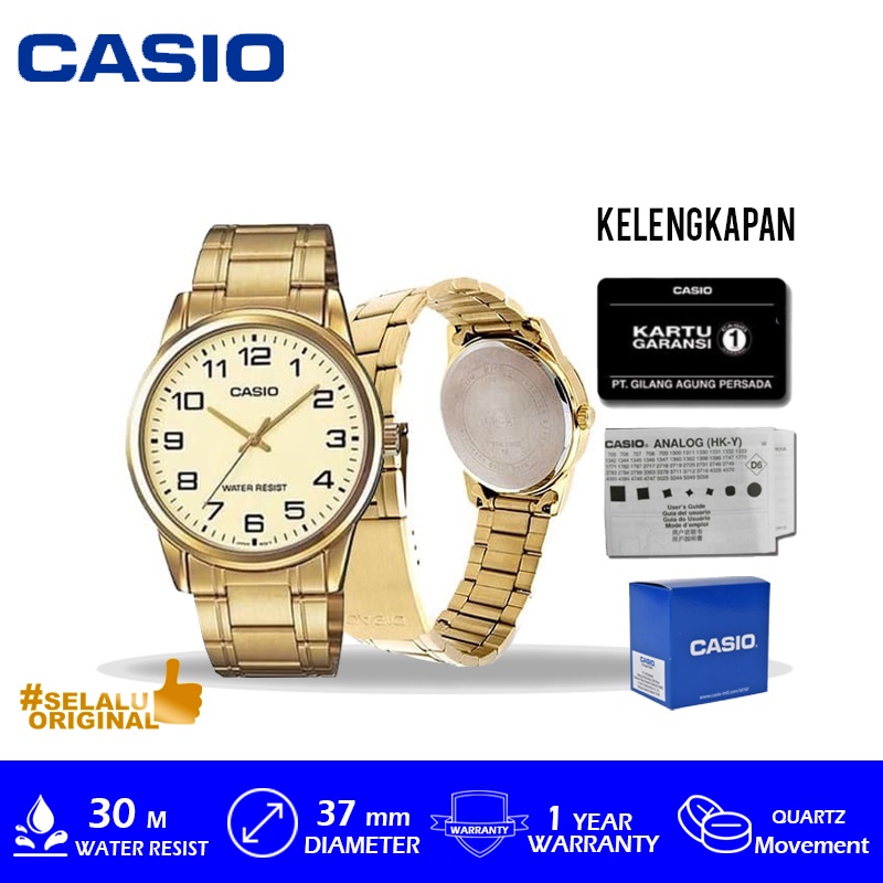 Casio General Analog Man MTP-V001G-9BUDF/MTP-V001G-9BUDF/MTP-V001G