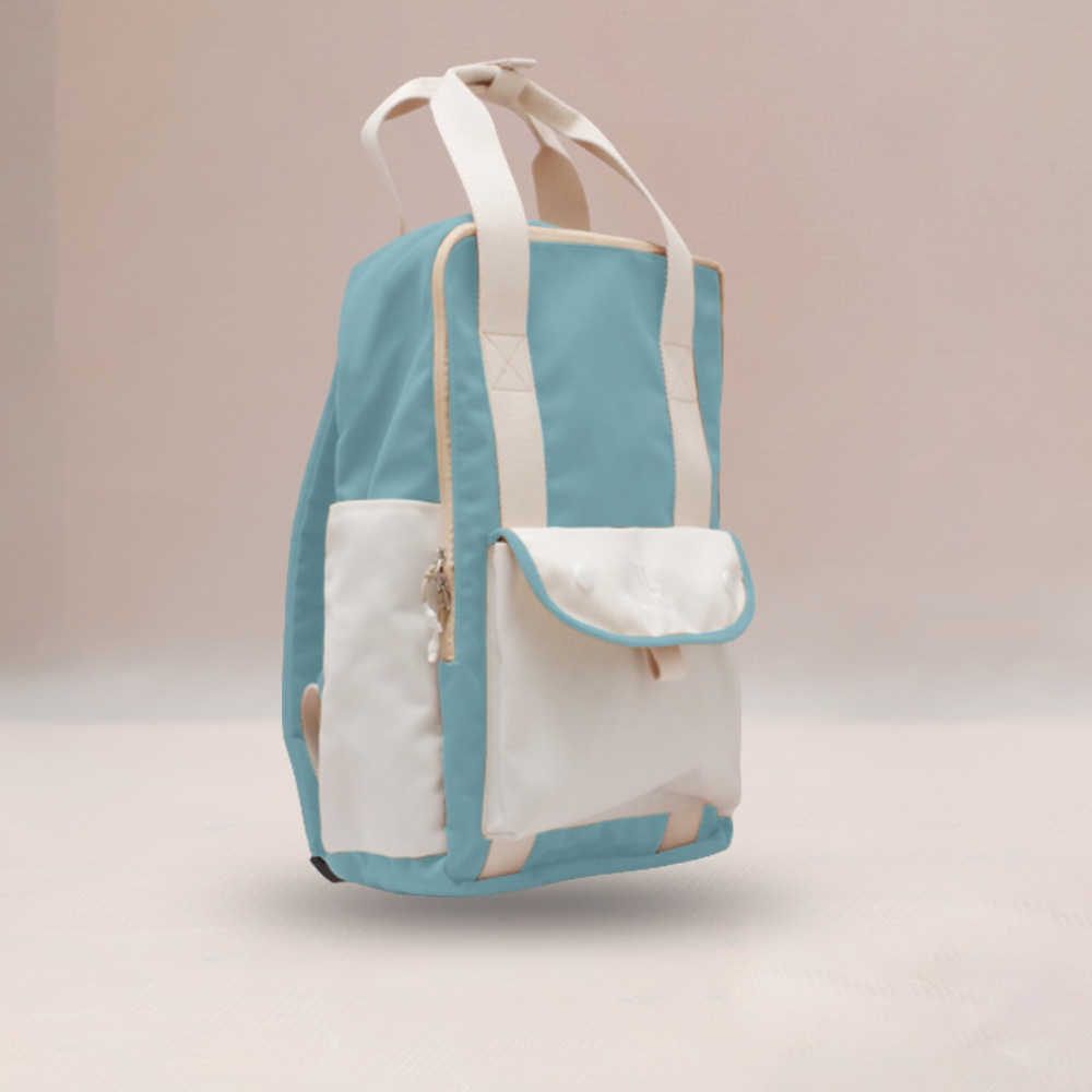 YEPPO SEA EMERALD |MNM X LAZZARDI| Tas Ransel Punggung Wanita Backpack Tas Jinjing ORIGINAL - FREE RAINCOVER