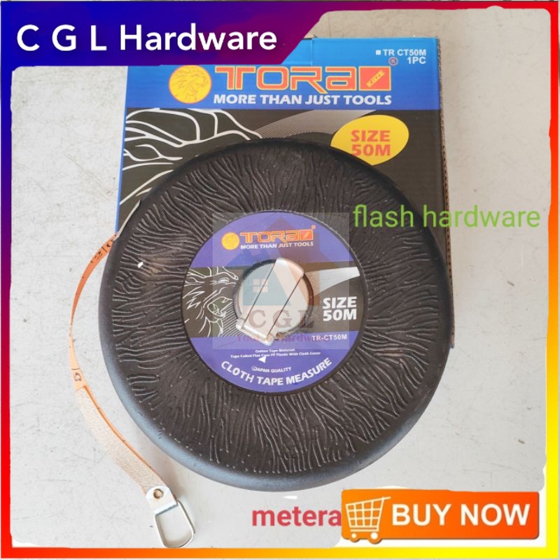 Meteran bulat meteran tanah  50meter