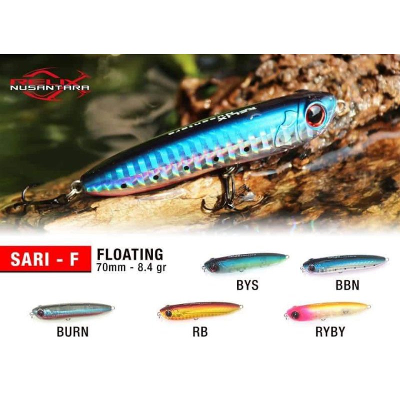 Lure PENCIL RELIX NUSANTARA SARI - F (7cm / 8.4gram) FLOATING