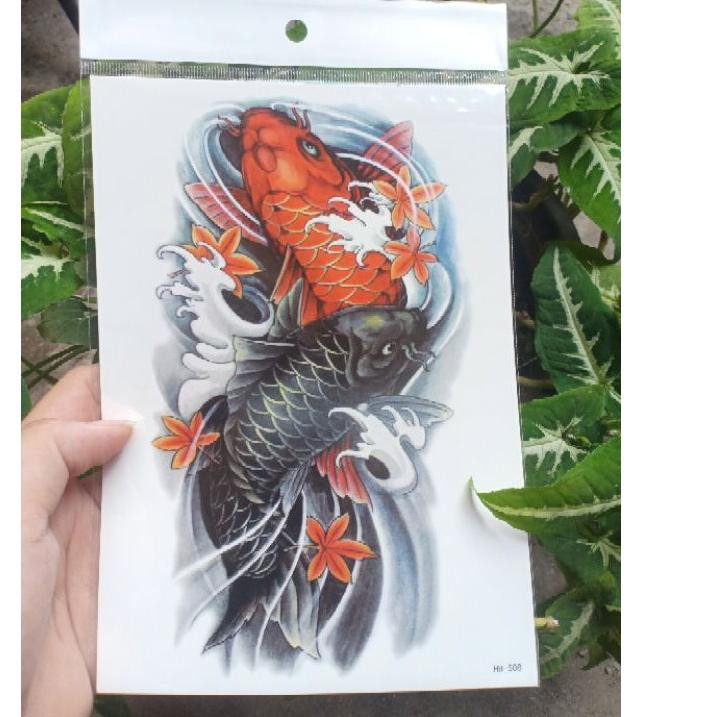 5.5 tato temporer fake tato ikan koi