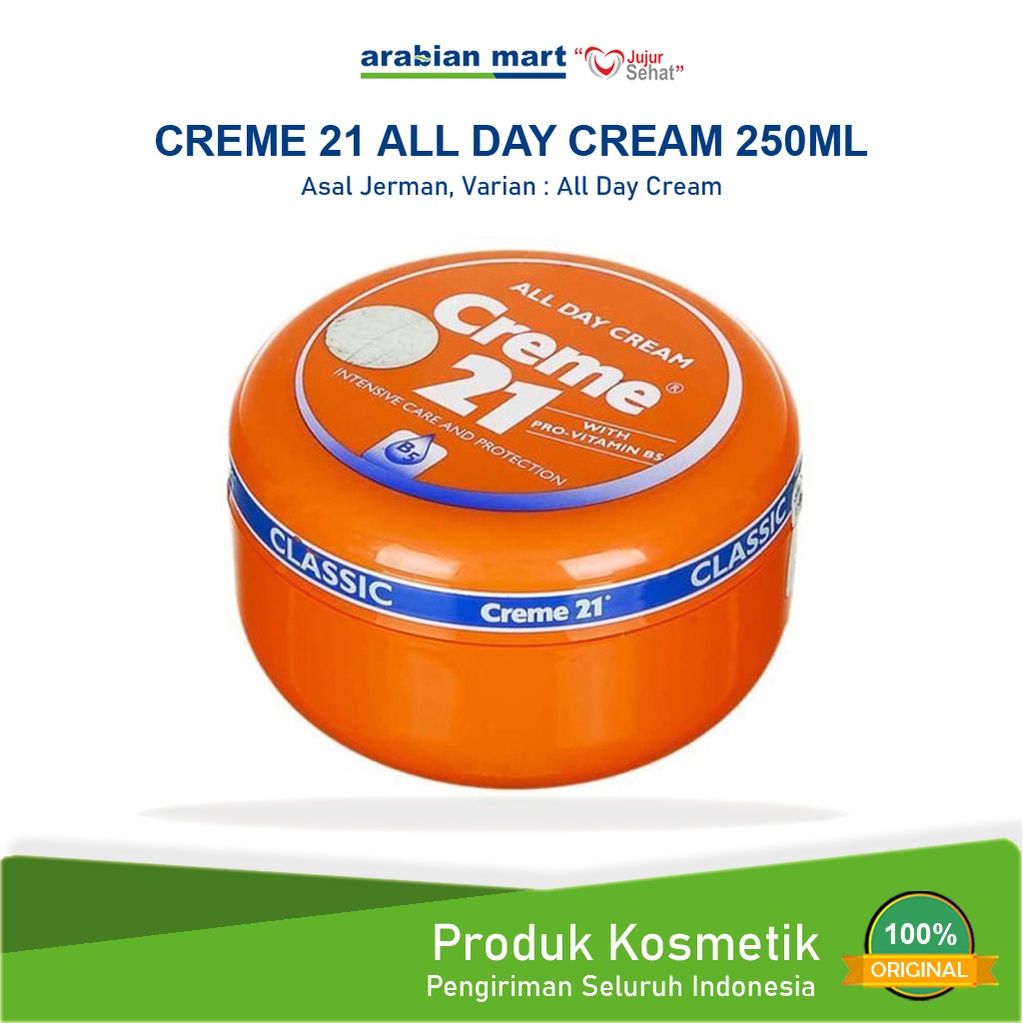 Jual Creme 21 250 ml All Day Cream Untuk Kulit Normal Perlindungan Pro